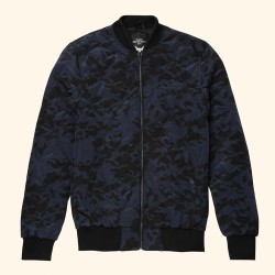 Plain Bono - geometric camo bomber jacket  Brave Soul